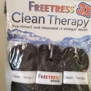 52" 3x clean therapy hair for braids color 2